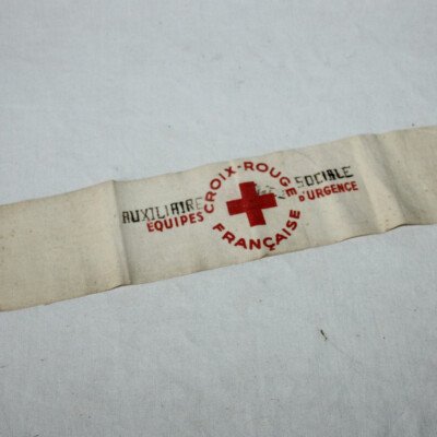 Brassard  croix rouge équipes d'urgences