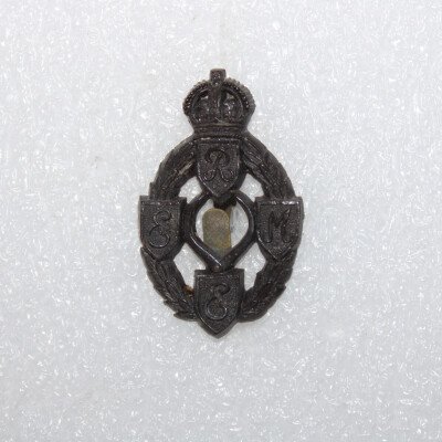 Cap badge REME plastique