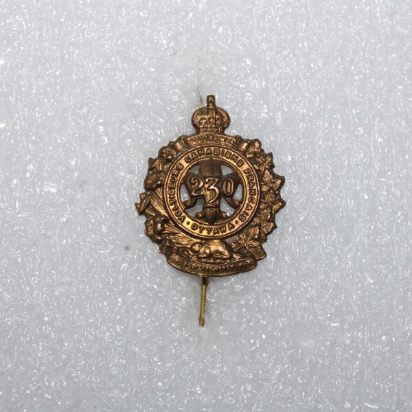 Collar badge 230th (Forestry) Battalion