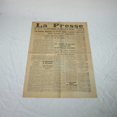 Presse cherbourgeoise 29/07/44