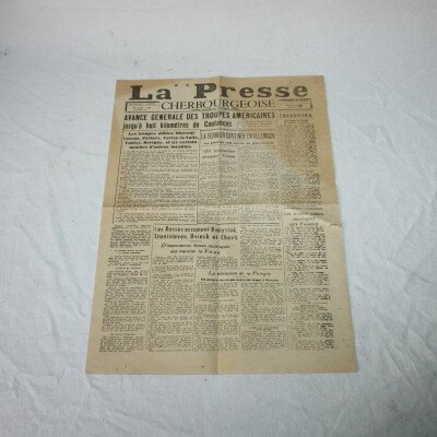 Presse cherbourgeoise 28/07/44