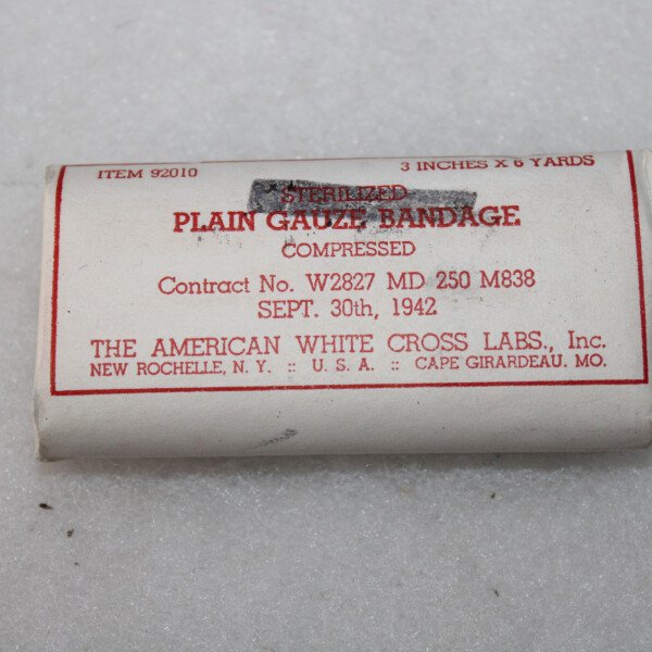 Plain gauze American white cross