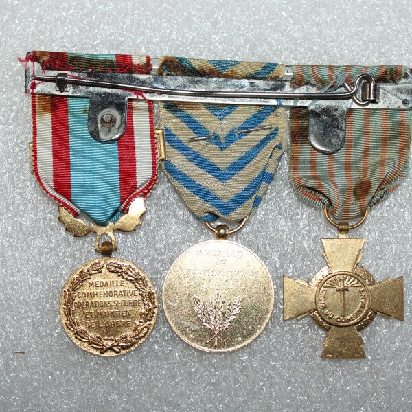 Ensemble de 3 médailles Algérie