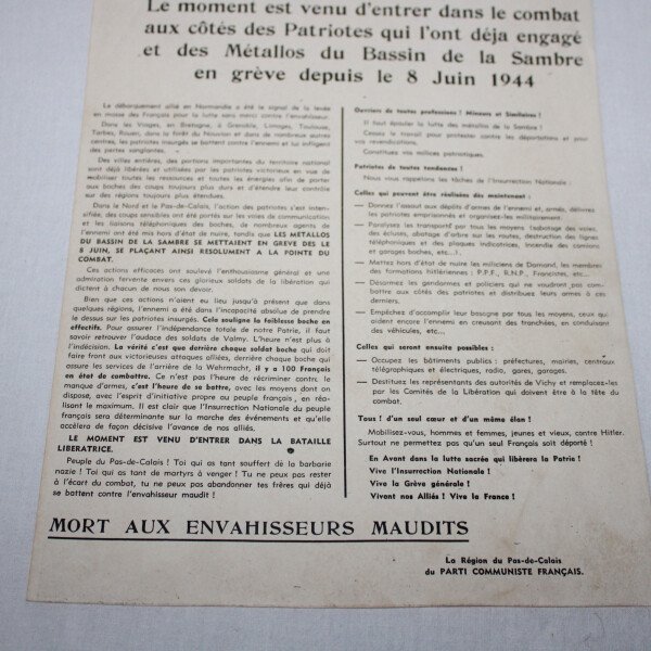 Affiche PCF 6 juin 1944