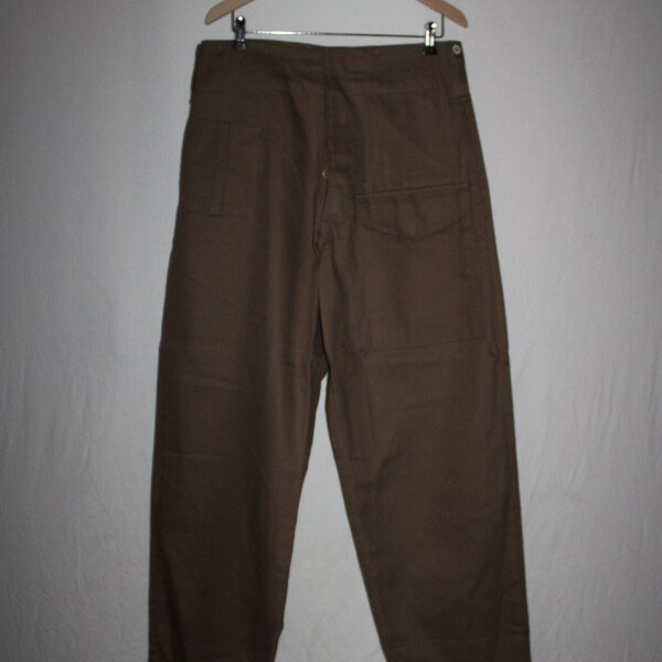 Pantalon denim marron