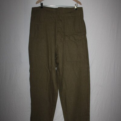 Pantalon denim vert