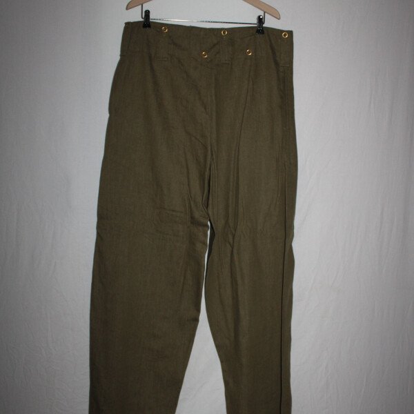 Pantalon denim vert