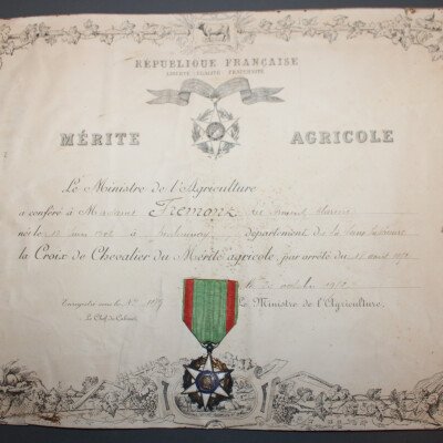 Médaille du mérite agricole