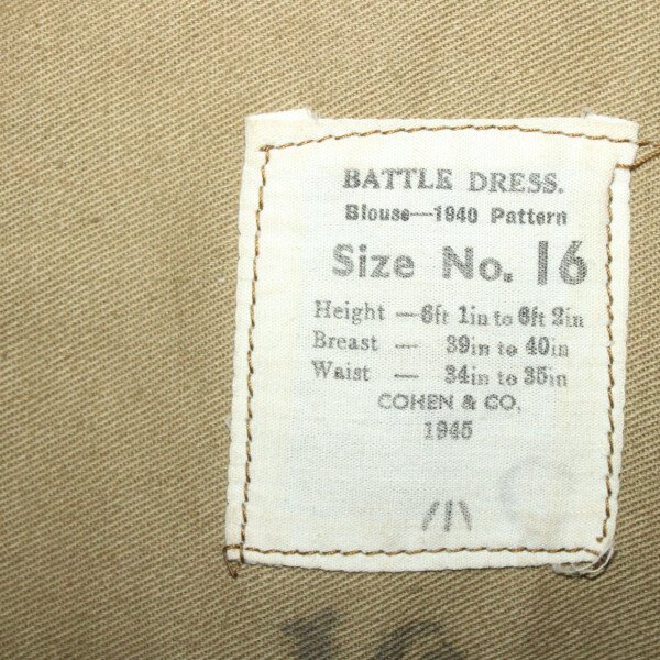 Battle dress mdl 40 T16