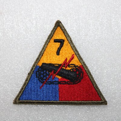 Patch 7th Armored greenback