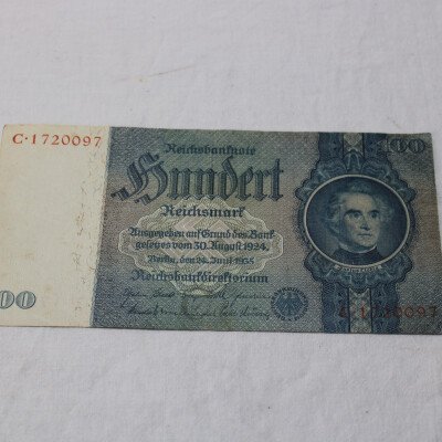 Billet 100 reichsmark