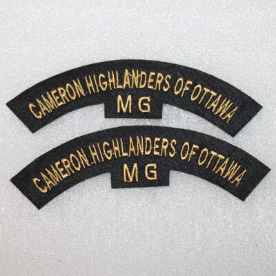 Tittles Cameron Highlanders of Ottawa MG