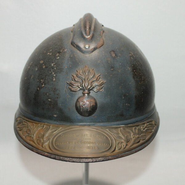 Casque Adrian MLE15 infanterie Dijon