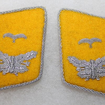 Pattes de col fallschirmjäger/pilote Leutnant