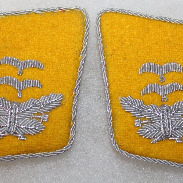 Pattes de col fallschirmjäger/pilote OberLeutnant