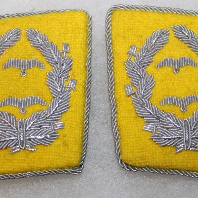 Pattes de col fallschirmjäger/pilote Oberstleutnant