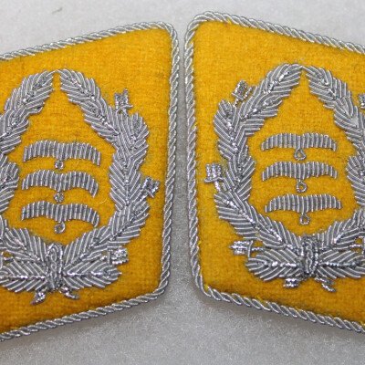 Pattes de col fallschirmjäger/pilote Oberst