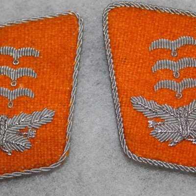 Pattes de col Hauptmann des personnels de réserves