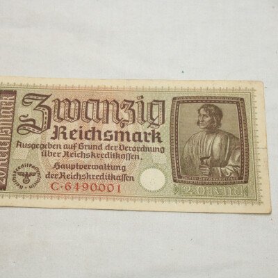 Billet 20 reichsmark