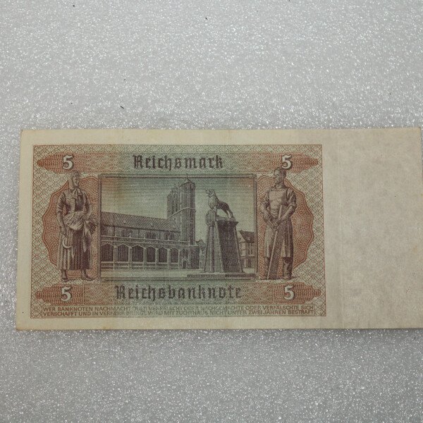 Billet 5 reichsmark