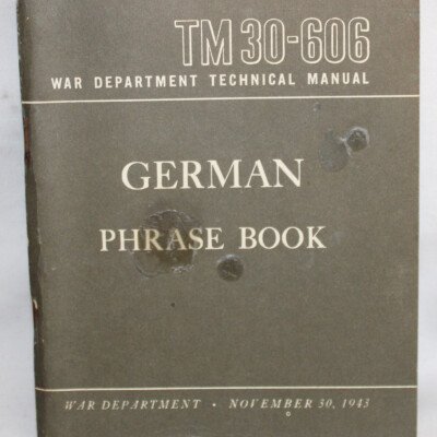 German phrase book