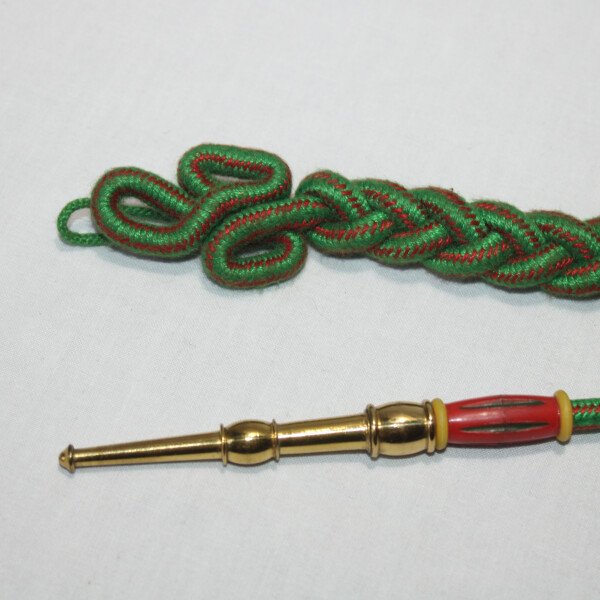 Fourragère croix de guerre 1 olive