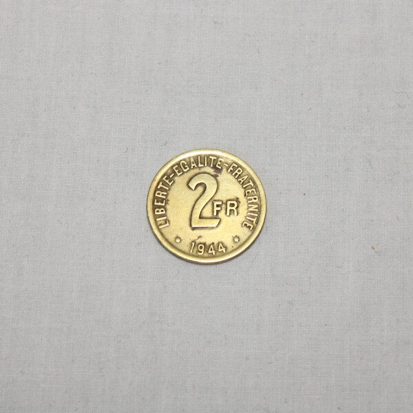 Pièce 2 francs 1944