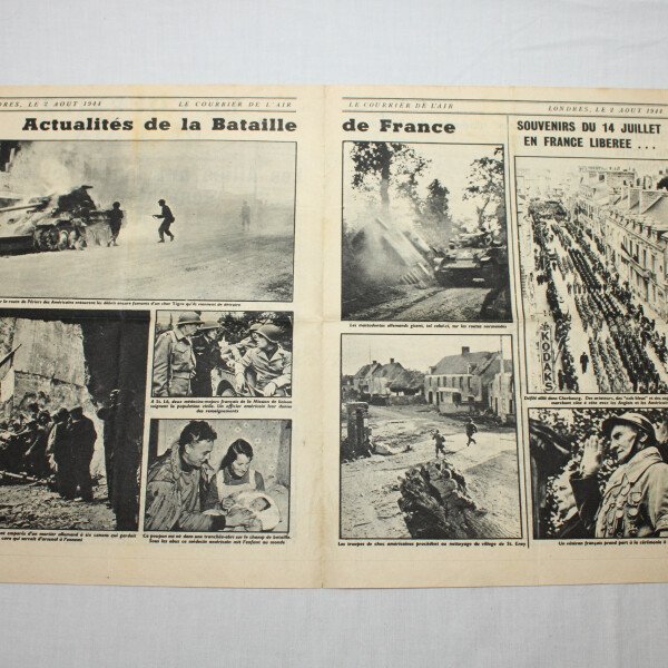 Courrier de l'air 2 aout 1944