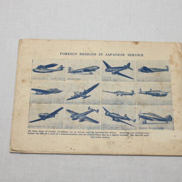 Livret avion japonais