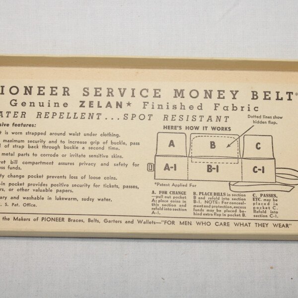 Ceinture porte dollar Pioneer