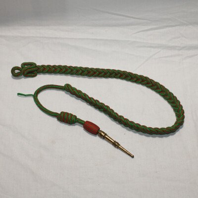 Fourragère croix de guerre 14/18 olive 39/45