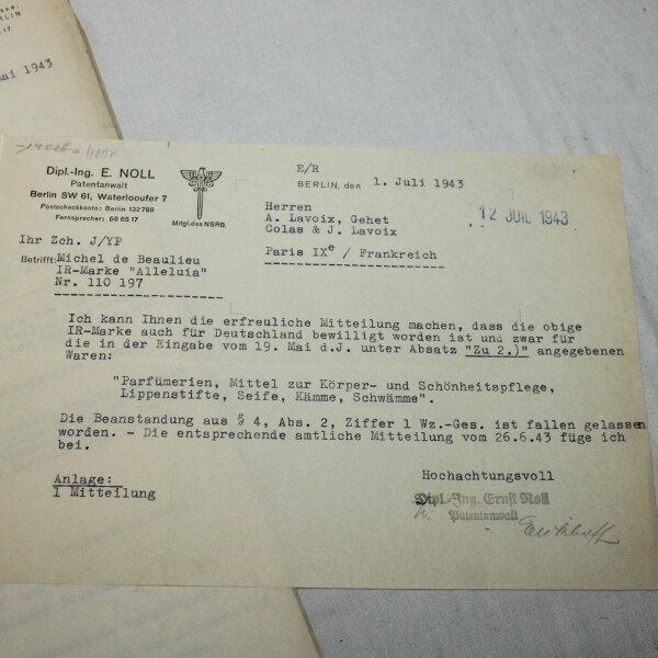 Correspondance NSRB
