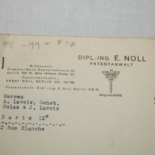 Correspondance NSRB