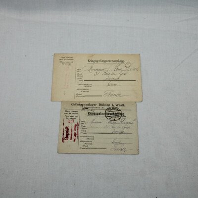 Correspondances prisonnier 1917
