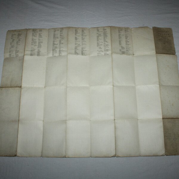 Trench map 11 A Lens
