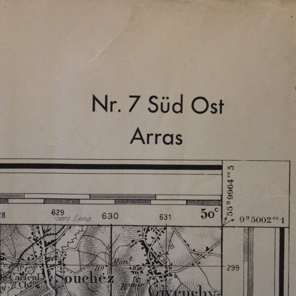 Carte Arras 1943