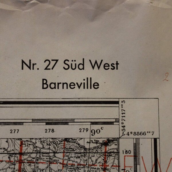 Carte Barneville 1943