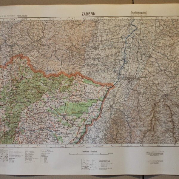 Carte Saverne 1936