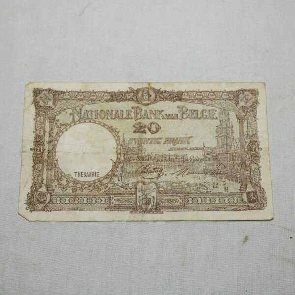 Billet 20 francs belge