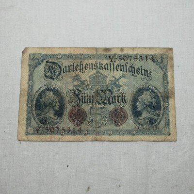 Billet 5 mark 1914