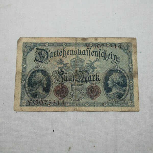 Billet 5 mark 1914