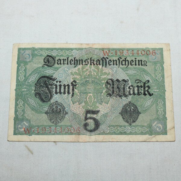 Billet 5 mark 1917