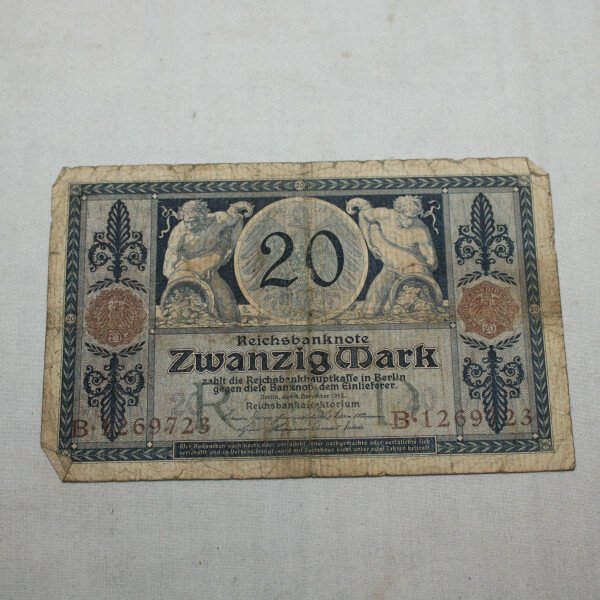 Billet 20 mark 1915