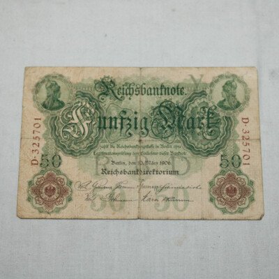 Billet 50 mark 1906
