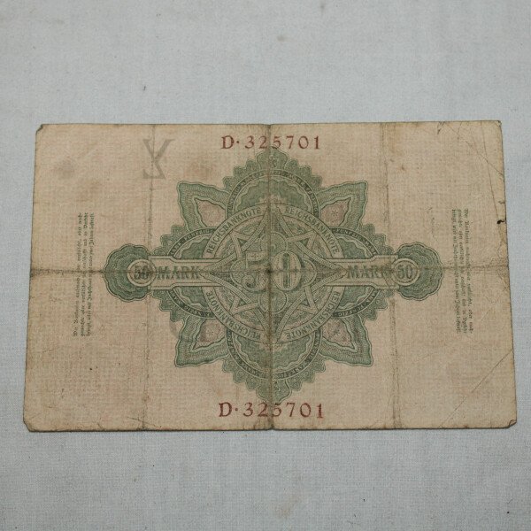 Billet 50 mark 1906