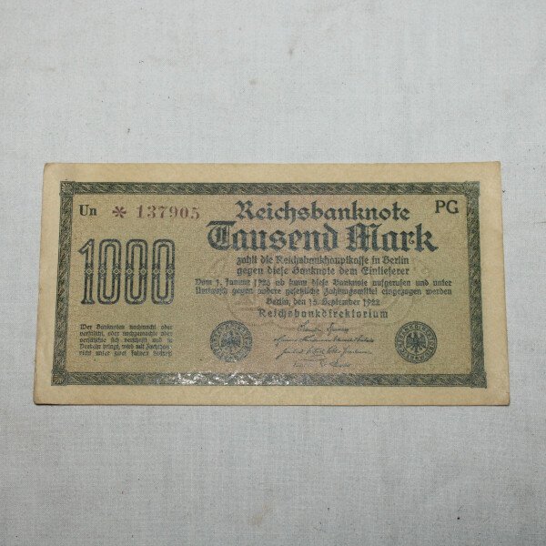Billet 1000 mark 1922