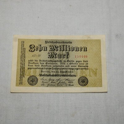 Billet 10 million mark 1923