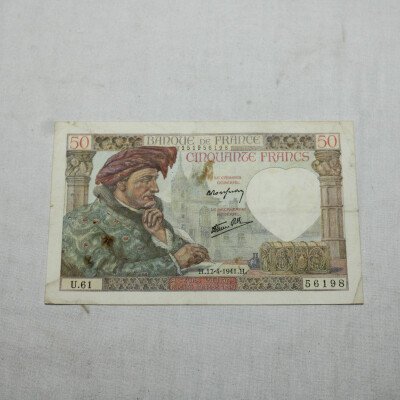 Billet 50 francs 1941