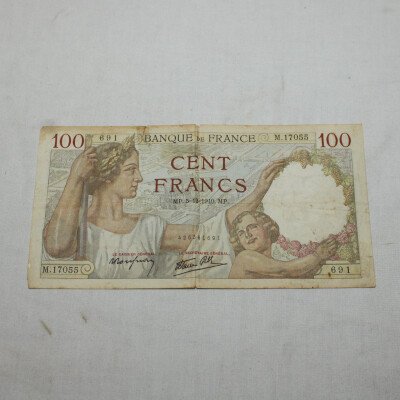 Billet 100 francs 1940