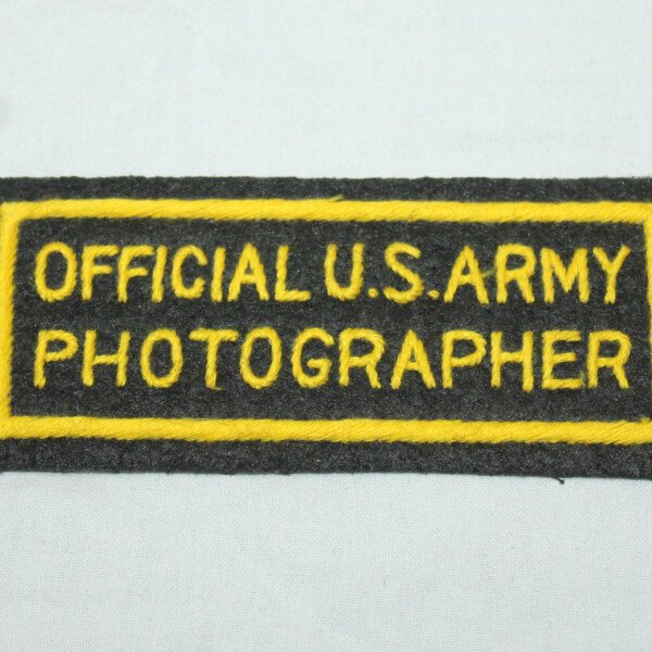 Official us army photographer
